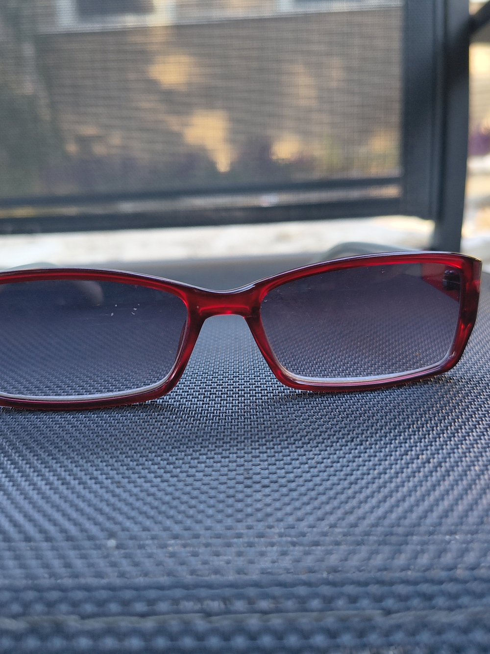 Dolce & Gabbana Rectangular Red Reading Glasses